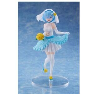 FuRyu Rem Wedding Dress Figure Re:Zero SSS Blue White New Anime Statue US Seller